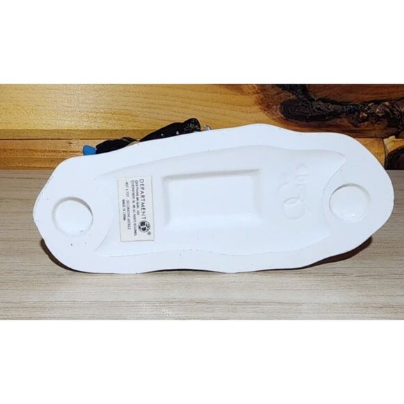 Dept 56 Two for the Road Harley Davidson Motorcycle 54939 Snow Village Blue - Picture 4 of 13